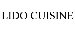 LIDO CUISINE trademark