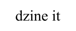 DZINE IT trademark
