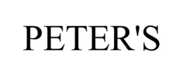 PETER'S trademark