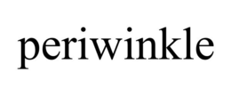 PERIWINKLE trademark
