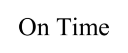ON TIME trademark