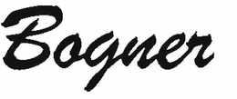 BOGNER trademark