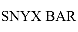 SNYX BAR trademark