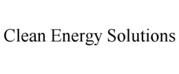 CLEAN ENERGY SOLUTIONS trademark