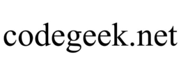 CODEGEEK.NET trademark