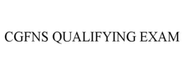 CGFNS QUALIFYING EXAM trademark