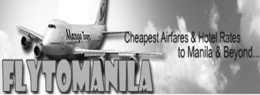 FLYTOMANILA.COM / MANGO TOURS / CHEAPEST AIRFARES AND HOTELS RATES TO MANILA AND BEYOND trademark