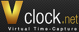 V CLOCK.NET VIRTUAL TIME-CAPTURE trademark