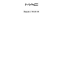 MAC SELECT MATTE trademark