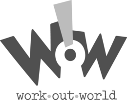 WOW! WORK · OUT · WORLD trademark