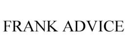 FRANK ADVICE trademark