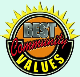 BEST COMMUNITY VALUES trademark