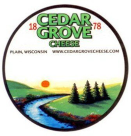 CEDAR GROVE CHEESE 1878 PLAIN, WISCONSIN WWW.CEDARGROVECHEESE.COM trademark