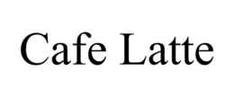 CAFE LATTE trademark