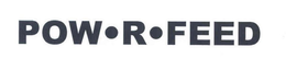 POW · R · FEED trademark