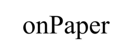 ONPAPER trademark