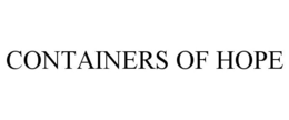 CONTAINERS OF HOPE trademark