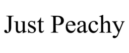 JUST PEACHY trademark
