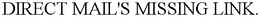 DIRECT MAIL'S MISSING LINK. trademark