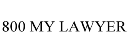800 MY LAWYER trademark