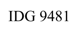 IDG 9481 trademark