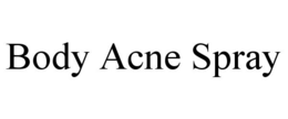 BODY ACNE SPRAY trademark