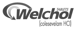 WELCHOL TABLETS (COLESEVELAM HCL) trademark