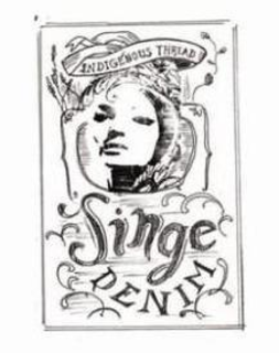 SINGE DENIM INDIGENOUS THREAD trademark