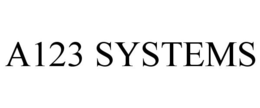 A123 SYSTEMS trademark