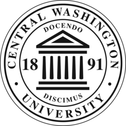 · CENTRAL WASHINGTON · UNIVERSITY DOCENDO 1891 DISCIMUS trademark