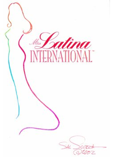 MISS LATINA INTERNATIONAL SAL SCORZA @ 2002 trademark