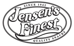 JENSEN'S FINEST SINCE 1942 QUALITY SNACKS trademark
