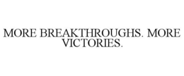 MORE BREAKTHROUGHS. MORE VICTORIES. trademark