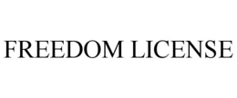 FREEDOM LICENSE trademark