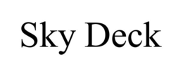 SKY DECK trademark