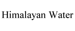HIMALAYAN WATER trademark