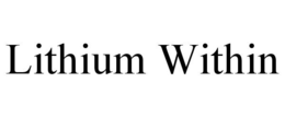LITHIUM WITHIN trademark
