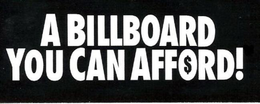 A BILLBOARD YOU CAN AFFORD! trademark