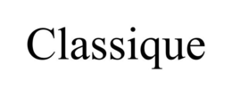 CLASSIQUE trademark