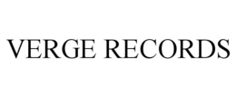 VERGE RECORDS trademark