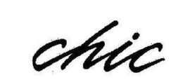 CHIC trademark