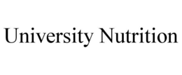 UNIVERSITY NUTRITION trademark