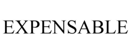EXPENSABLE trademark