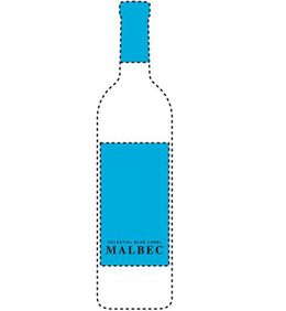 CELESTIAL BLUE LABEL MALBEC trademark