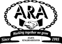 ARA WORKING TOGETHER WE GROW SINCE 1995 ATLANTA RETAILERS ASSOCIATION trademark
