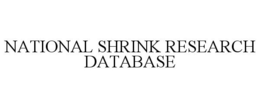NATIONAL SHRINK RESEARCH DATABASE trademark