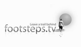 LEAVE A TRAIL BEHIND FOOT STEPS.TV trademark