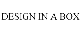 DESIGN IN A BOX trademark