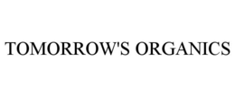 TOMORROW'S ORGANICS trademark