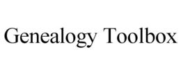 GENEALOGY TOOLBOX trademark